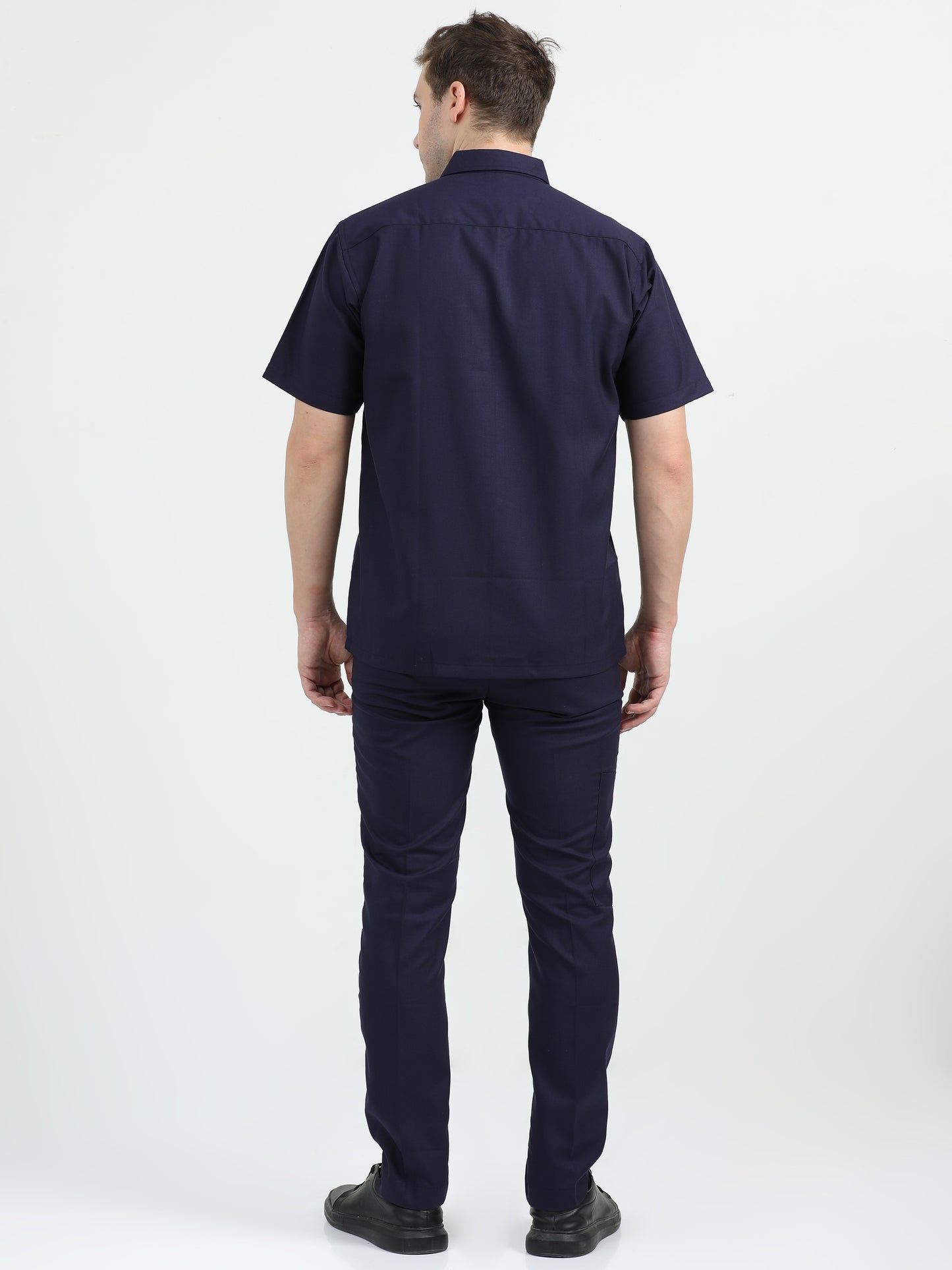 NuMode Half Sleeves Work Shirt and Cargo Uniform Set - Navy