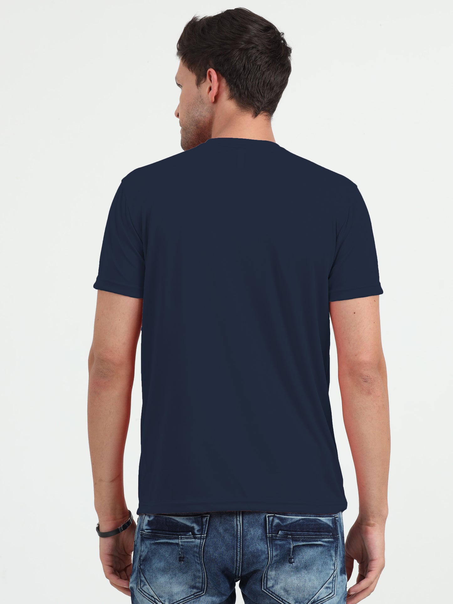 NuMode DryFit Round Neck T-Shirt - Navy