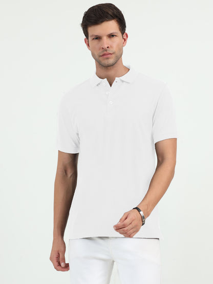 NuMode 100% Cotton Polo - White