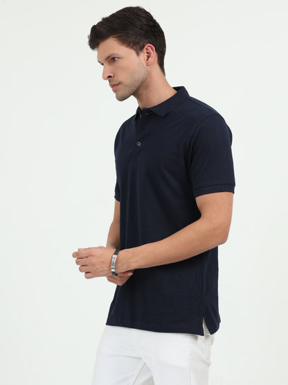 NuMode 100% Cotton Polo - Navy