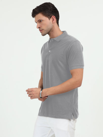 NuMode 100% Cotton Polo - Grey