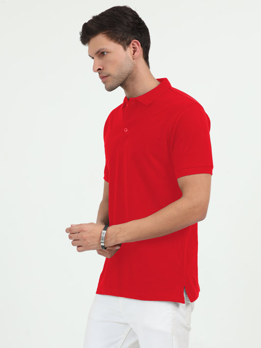 NuMode 100% Cotton Polo - Red