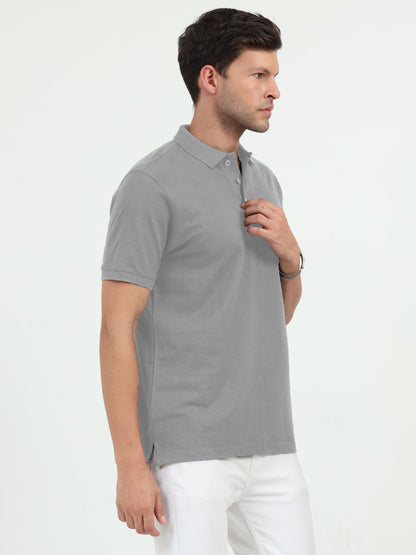 NuMode 100% Cotton Polo - Grey