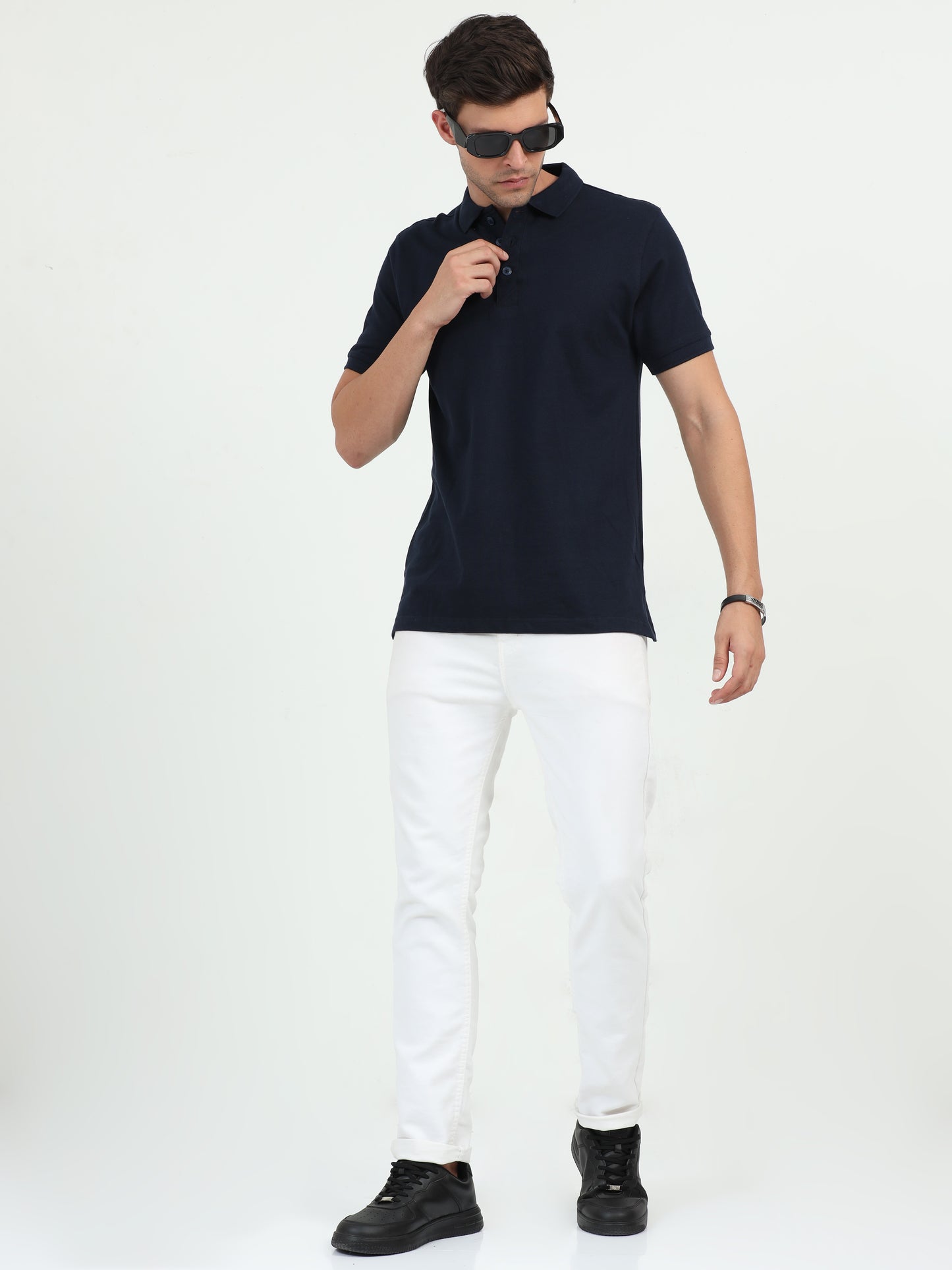 NuMode 100% Cotton Polo - Navy